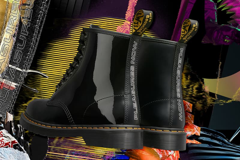 Dr. Martens ドクターマーチン が PLEASURES プレジャーズ とのコラボによる8ホールブーツを発売
