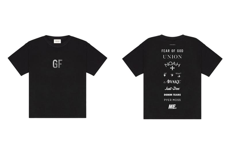 Fear of God が故ジョージ・フロイドの娘を支援するために寄付目的のTシャツを制作