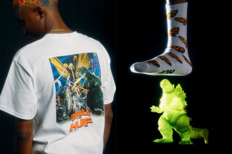 HUF が『ゴジラ』とのカプセルコレクション “GODZILLA VS HUF” を発売