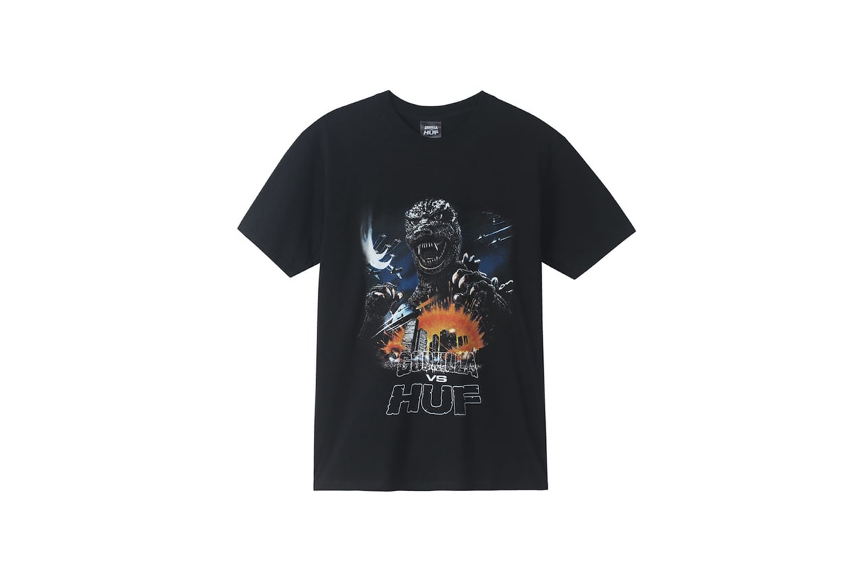 ハフ HUF が『ゴジラ』とのカプセルコレクション “GODZILLA VS HUF” を発売