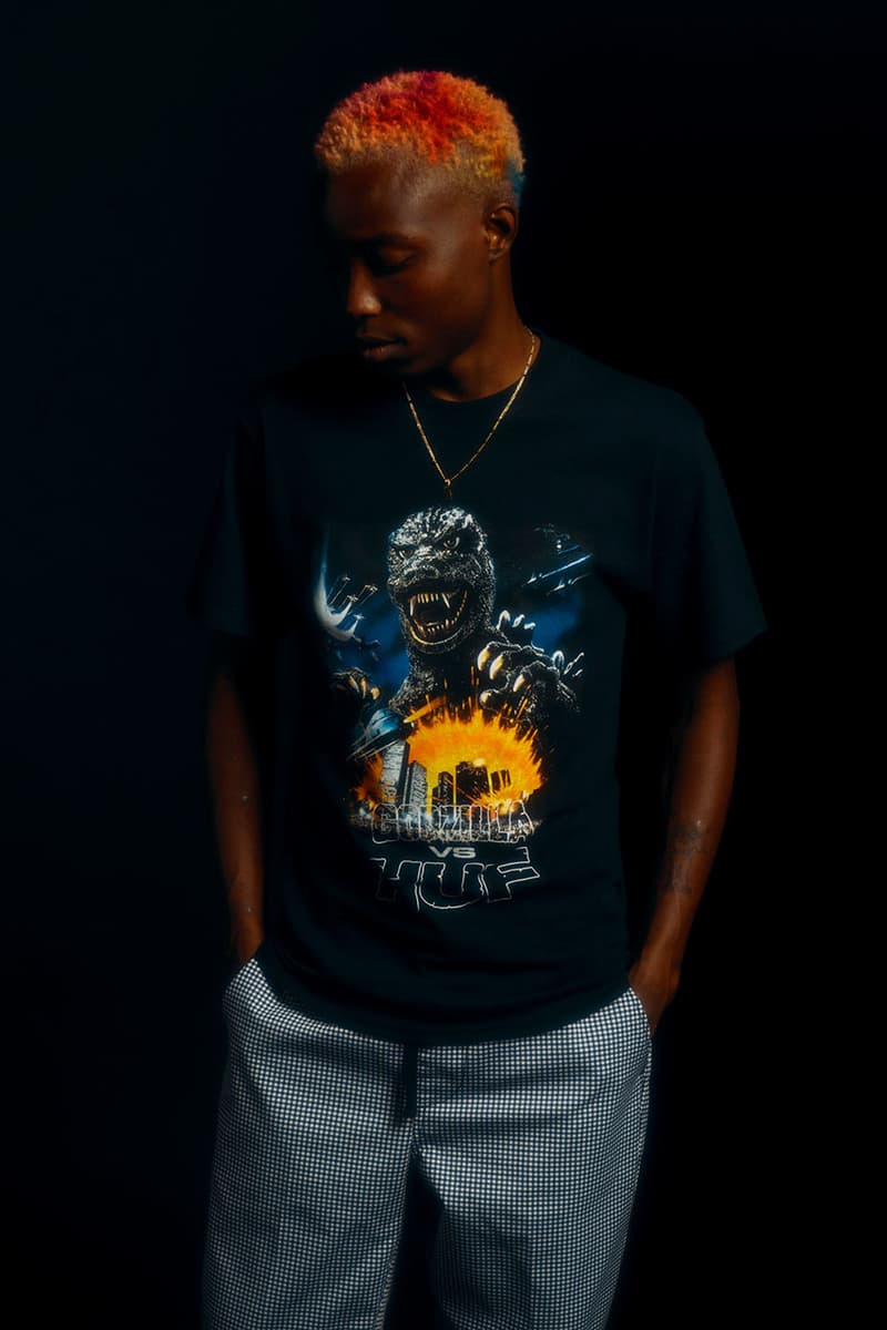 ハフ HUF が『ゴジラ』とのカプセルコレクション “GODZILLA VS HUF” を発売