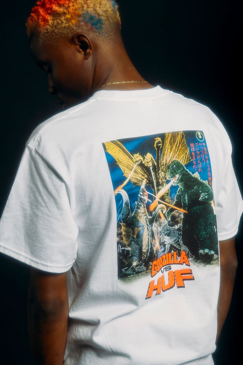 ハフ HUF が『ゴジラ』とのカプセルコレクション “GODZILLA VS HUF” を発売