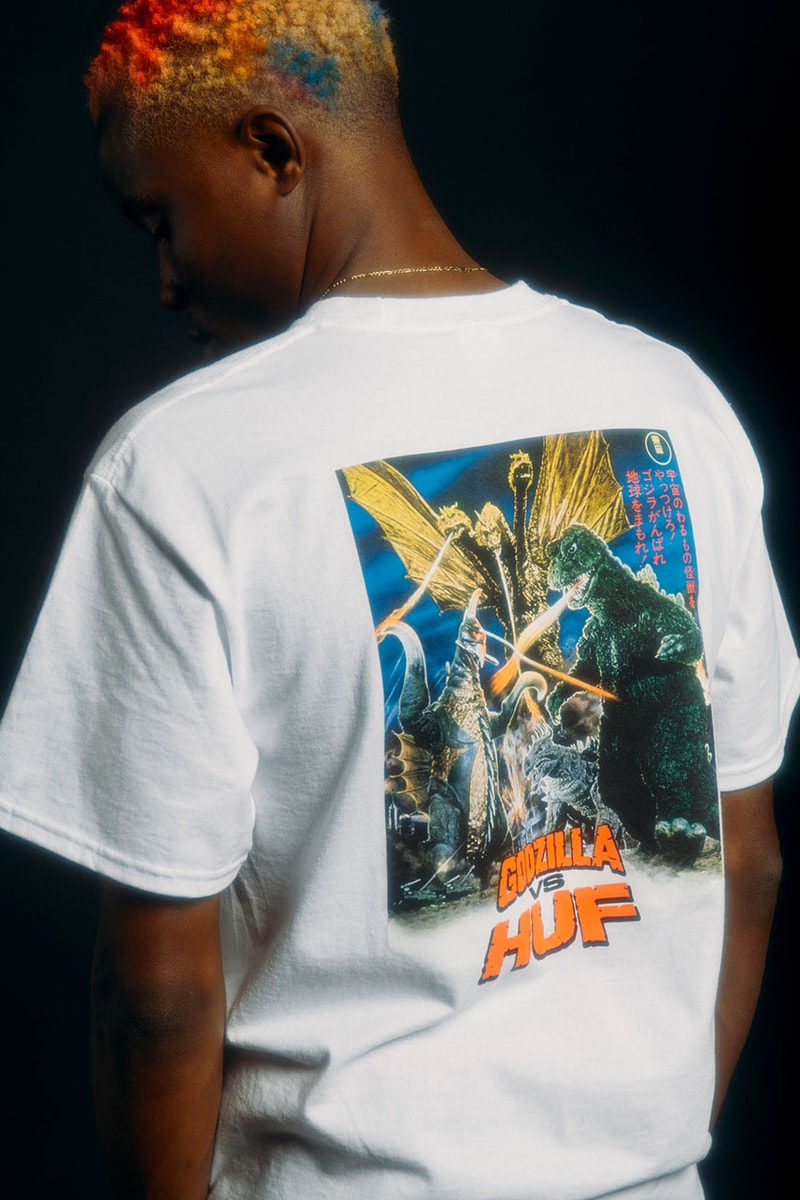 ハフ HUF が『ゴジラ』とのカプセルコレクション “GODZILLA VS HUF” を発売