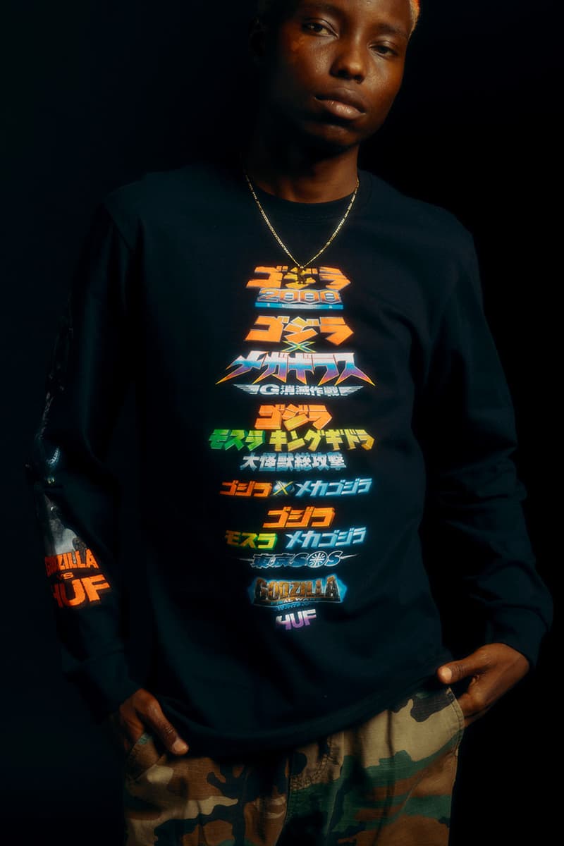 ハフ HUF が『ゴジラ』とのカプセルコレクション “GODZILLA VS HUF” を発売