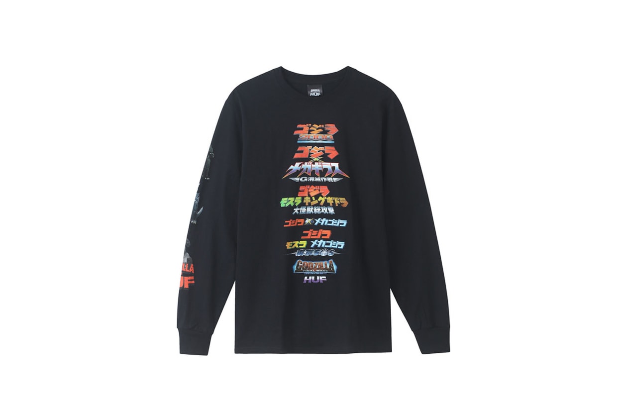 ハフ HUF が『ゴジラ』とのカプセルコレクション “GODZILLA VS HUF” を発売