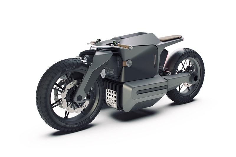 BMW Motorrad × ESMC モデルを再構築したオフロードバイクの近未来的なコンセプトデザインが公開 BMW MOTORRAD ESMC OFF ROAD MOTORCYCLE CONCEPT Iago Valino LED headlamps clearance powered 18 7 kWh battery