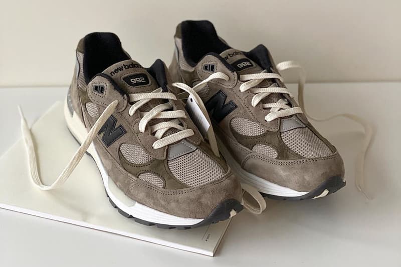 ジョウンドがニューバランスとの新たなコラボと目される992を公開 JJJJound x New Balance 992 News Justin Saunders Montreal trainers footwear kicks sneakers Canadian designer