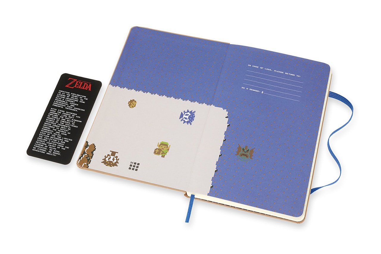 モレスキンが『ゼルダの伝説』をテーマにした限定版ノートブックを発売 the legend of zelda moleskine notebook journal limited edition collaboration japan LEZDQP060B 5182377 LEZDQP060A 5182376 collectors edition