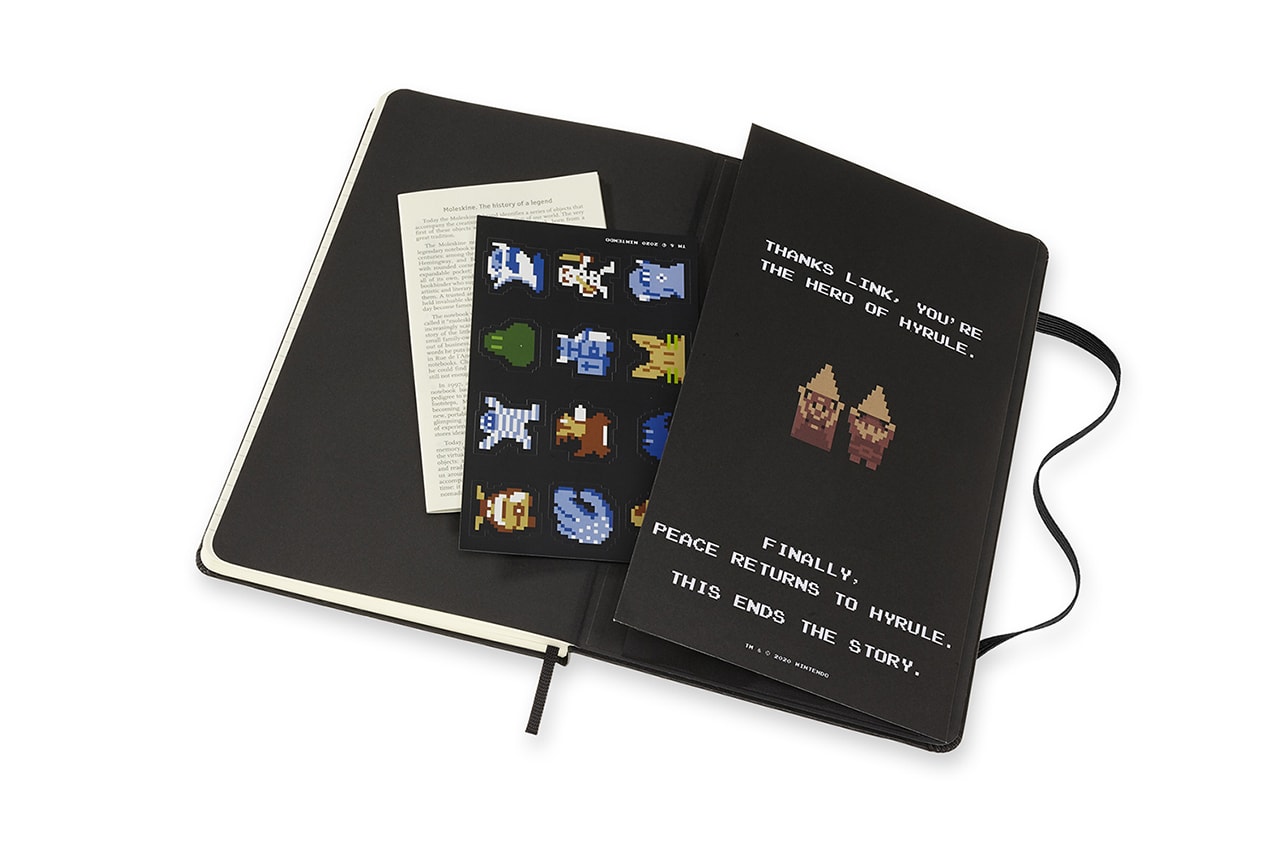 モレスキンが『ゼルダの伝説』をテーマにした限定版ノートブックを発売 the legend of zelda moleskine notebook journal limited edition collaboration japan LEZDQP060B 5182377 LEZDQP060A 5182376 collectors edition