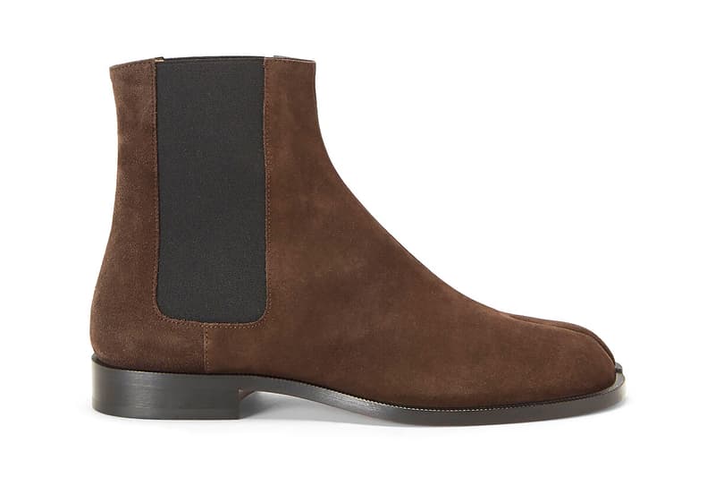 Maison Margiela から定番フットウェア TABI ブーツの要素を落とし込んだチェルシーブーツが登場 Maison Margiela Tabi Chelsea Boots Brown Release Info Buy Price LN-CC