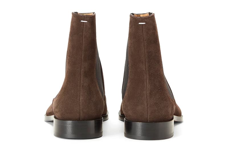 Maison Margiela から定番フットウェア TABI ブーツの要素を落とし込んだチェルシーブーツが登場 Maison Margiela Tabi Chelsea Boots Brown Release Info Buy Price LN-CC