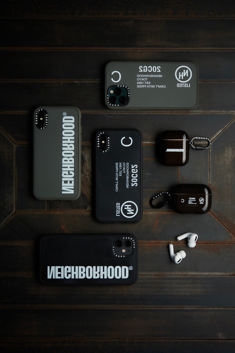 ネイバーフッド ケースティファイ NEIGHBORHOOD × CASETiFY によるコラボプロダクトがリリース NEIGHBORHOOD CASETiFY Collection Release Info Buy Price Apple iphone case airpods pro
