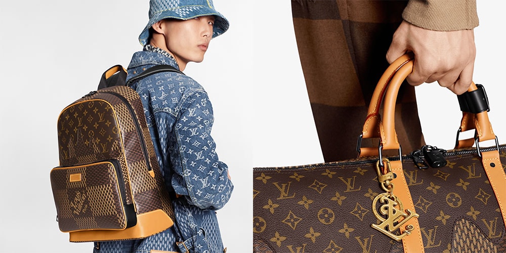LV スクエアード モノグラム 楽しくっ デニム NIGOカードケース