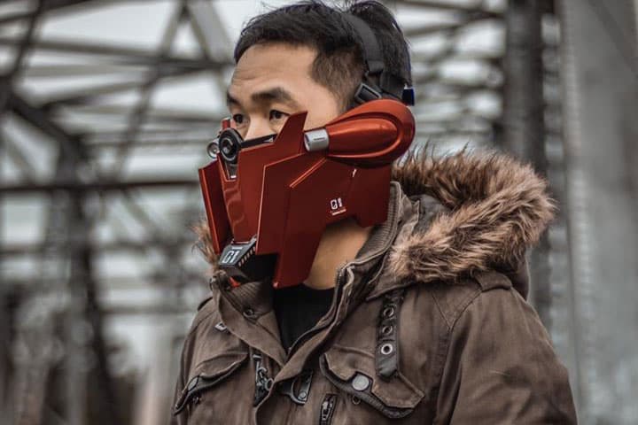 『機動戦士ガンダム』をモチーフとした色々な意味で痛そうなフェイスマスクが登場 Poot Padee Gundam Inspired Face Masks Cosplay gundam bandai props art design anime Japan Thailand DIY LED TEchinal Masks face masks