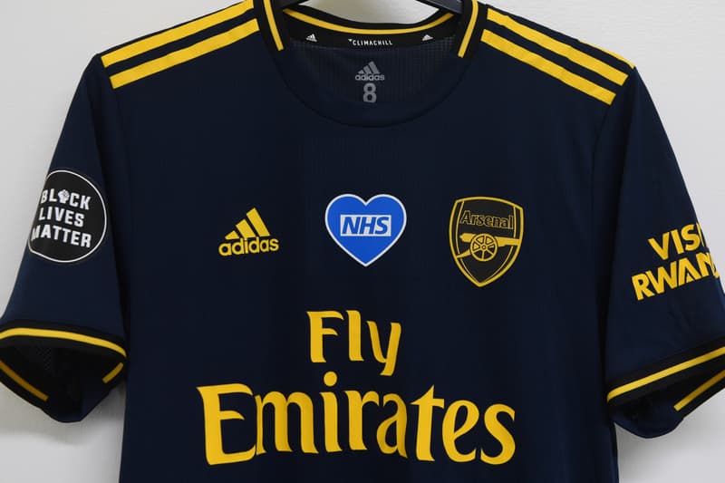 英プレミアリーグのユニフォームが “Black Lives Matter” 仕様に変更 premier league football return arsenal black lives matter nhs covid 19 english