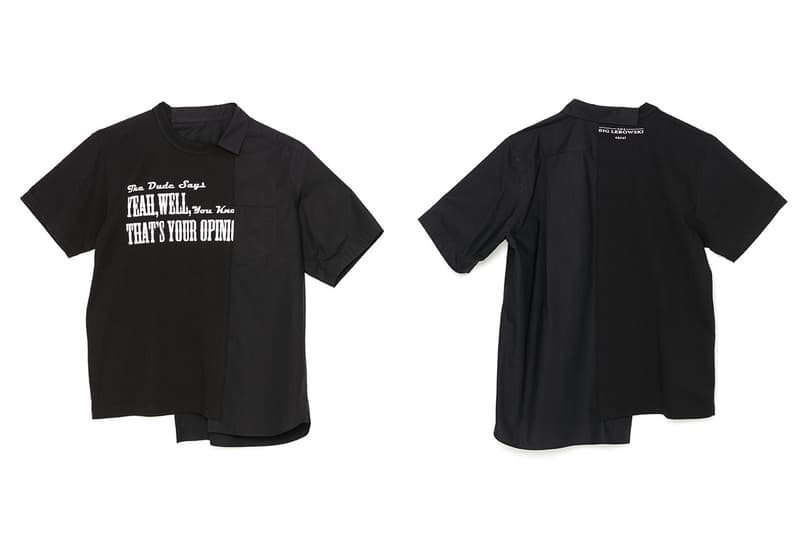 サカイ sacai から映画『ビッグ・リボウスキ』とのコラボによるハイブリッドピースが登場 The Big Lebowski