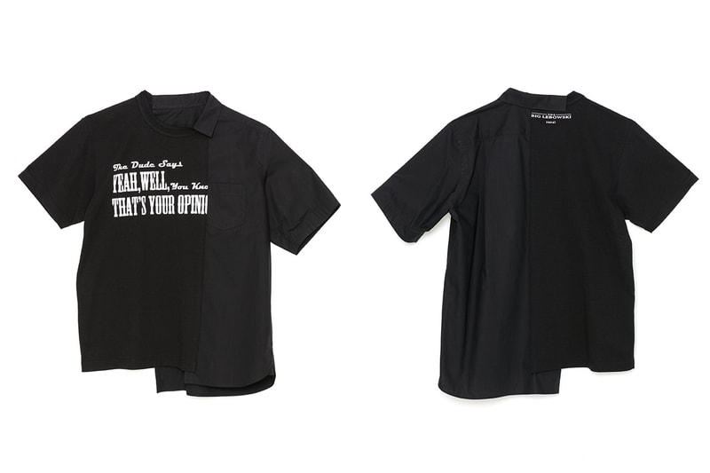 サカイ sacai から映画『ビッグ・リボウスキ』とのコラボによるハイブリッドピースが登場 The Big Lebowski