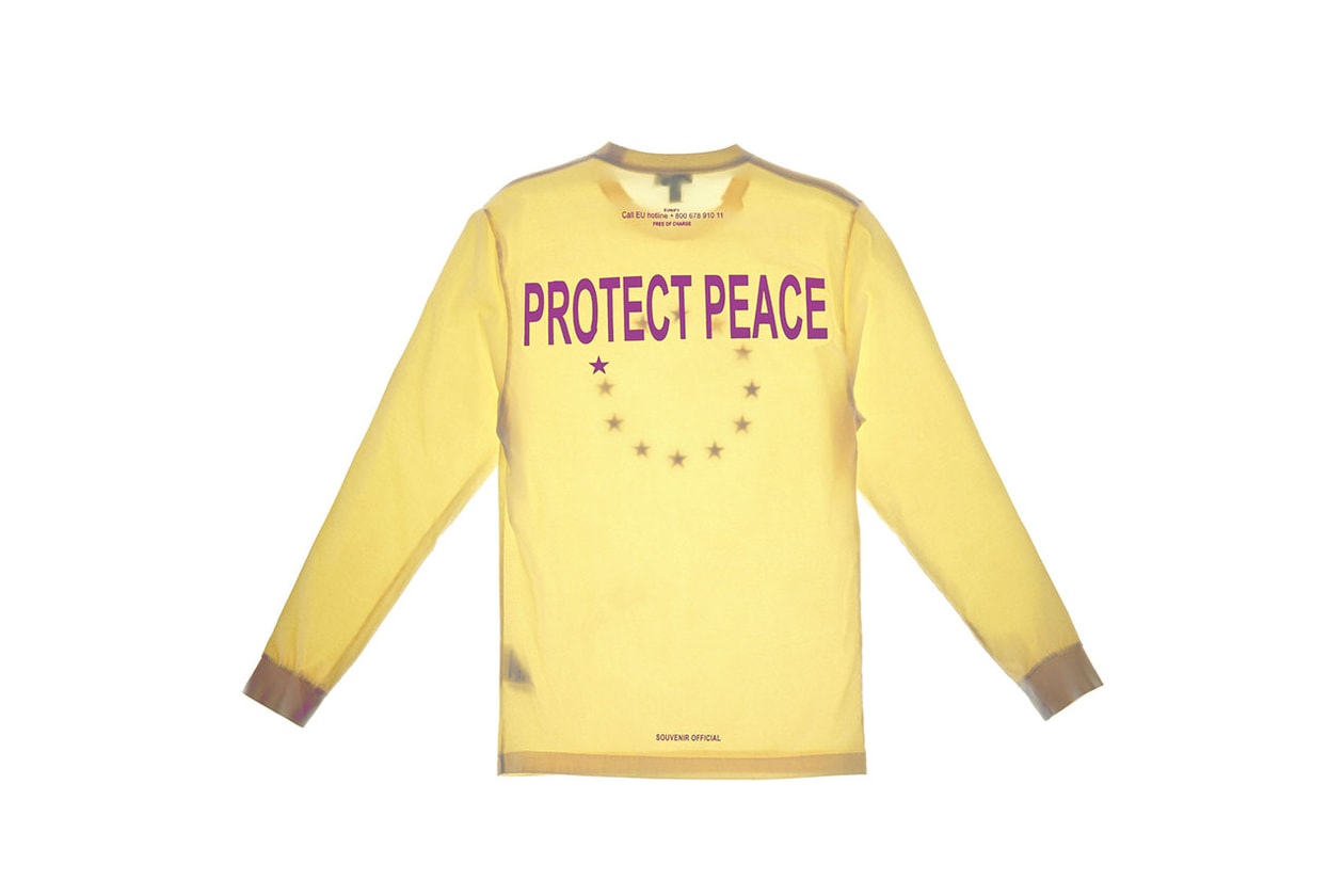 ユースに向けたオピニオンウエアを展開する Souvenir Official が新たなキャンペーン “EUNIFY - PROTECT PEACE”を発表  Berlin based brand Souvenir Official launches the EUNIFY - PROTECT PEACE project