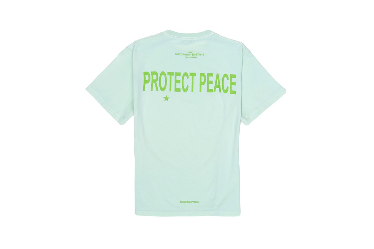 ユースに向けたオピニオンウエアを展開する Souvenir Official が新たなキャンペーン “EUNIFY - PROTECT PEACE”を発表  Berlin based brand Souvenir Official launches the EUNIFY - PROTECT PEACE project