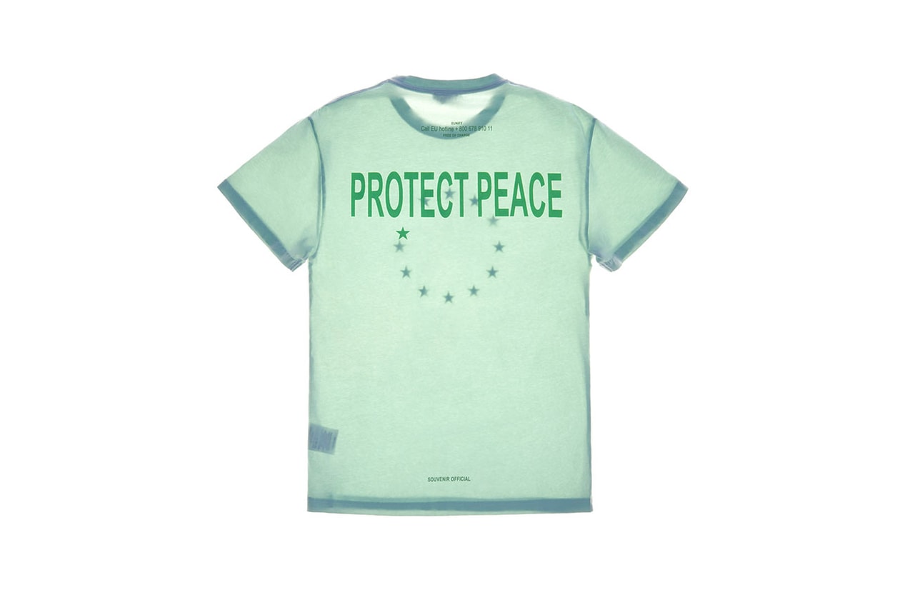 ユースに向けたオピニオンウエアを展開する Souvenir Official が新たなキャンペーン “EUNIFY - PROTECT PEACE”を発表  Berlin based brand Souvenir Official launches the EUNIFY - PROTECT PEACE project