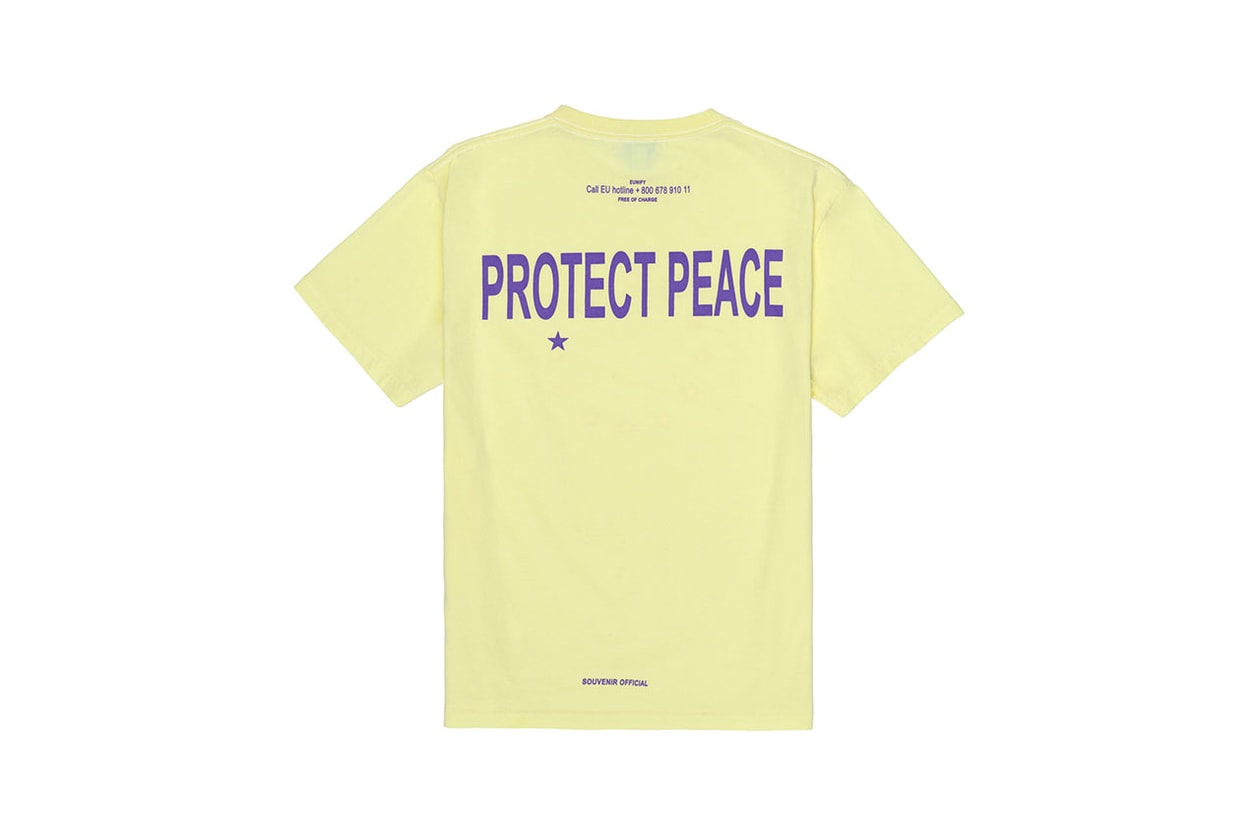 ユースに向けたオピニオンウエアを展開する Souvenir Official が新たなキャンペーン “EUNIFY - PROTECT PEACE”を発表  Berlin based brand Souvenir Official launches the EUNIFY - PROTECT PEACE project