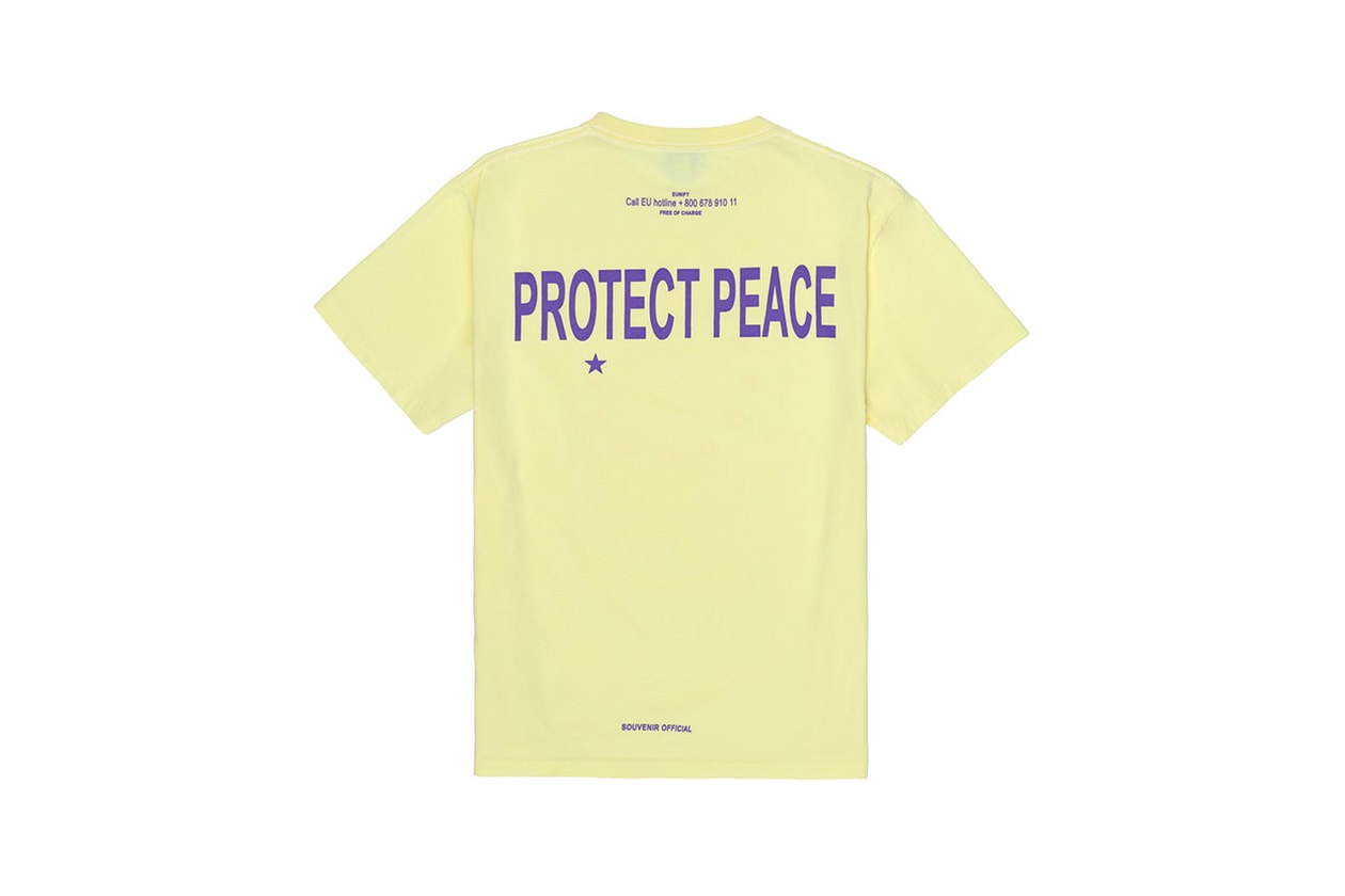 ユースに向けたオピニオンウエアを展開する Souvenir Official が新たなキャンペーン “EUNIFY - PROTECT PEACE”を発表  Berlin based brand Souvenir Official launches the EUNIFY - PROTECT PEACE project