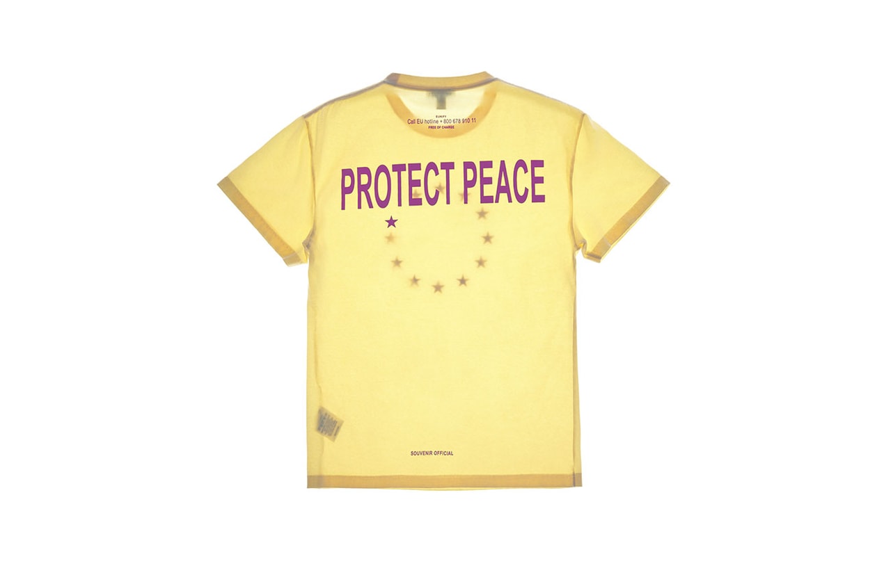 ユースに向けたオピニオンウエアを展開する Souvenir Official が新たなキャンペーン “EUNIFY - PROTECT PEACE”を発表  Berlin based brand Souvenir Official launches the EUNIFY - PROTECT PEACE project