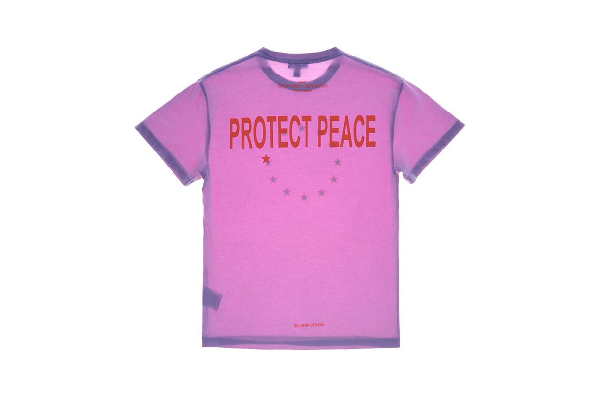 ユースに向けたオピニオンウエアを展開する Souvenir Official が新たなキャンペーン “EUNIFY - PROTECT PEACE”を発表  Berlin based brand Souvenir Official launches the EUNIFY - PROTECT PEACE project