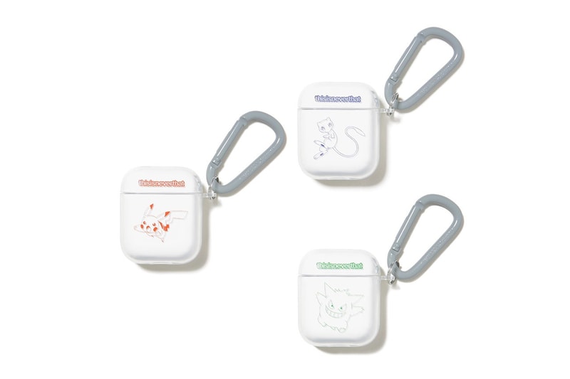 韓国ストリートの代表格 thisisneverthat と『ポケモン』がコラボコレクションを発表 thisisneverthat pokemon airpod air pod case apple t shirts pikachu iphone cases clothing apparel accessories