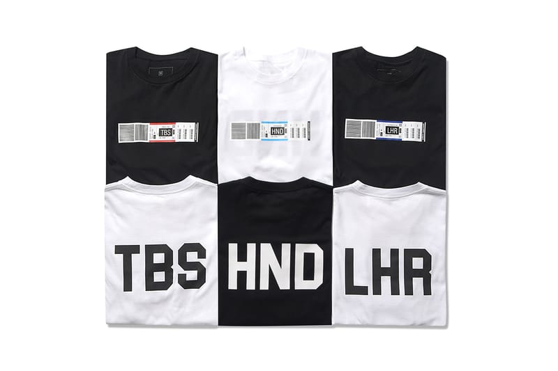 uniform experiment から fragment design の手がけた空港Tシャツが発売