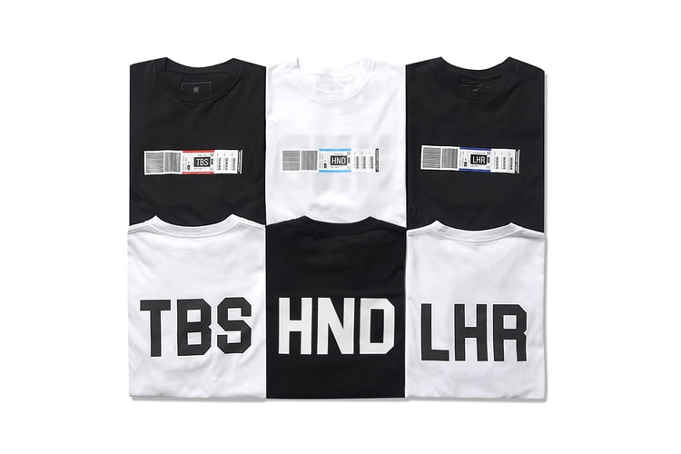 uniform experiment から fragment design の手がけた空港Tシャツが発売