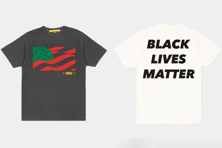 UNION LA が Black Lives Matter 運動を支援する新作Tシャツを発表