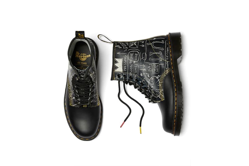 ドクターマーチン Dr. Martens からジャン=ミシェル・バスキアにオマージュを捧げたアイテムが登場 Dr. Martens and Jean-Michel Basquiat Collaboration