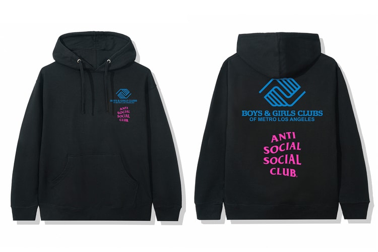 Anti Social Social Club が青少年向けの支援団体 Boys & Girls Clubs of Metro Los Angeles とのカプセルコレクションを発表