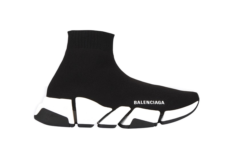 バレンシアガがスピード 2.0を発表 Demna Gvasalia（デムナ・ヴァザリア） Balenciaga Speed 2.0 Release Information First Look Drop Demna Gvasalia Footwear Sneaker Triple-Arch 3D Knit Upper Sock Lightweight 