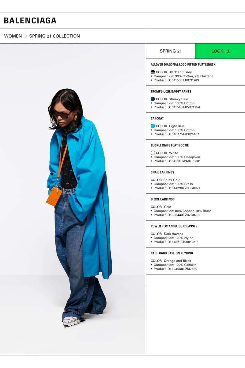 バレンシアガ2021年春夏コレクション Balenciaga Spring 2021 Collection Lookbook