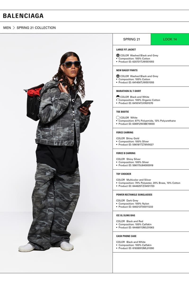 バレンシアガ2021年春夏コレクション Balenciaga Spring 2021 Collection Lookbook