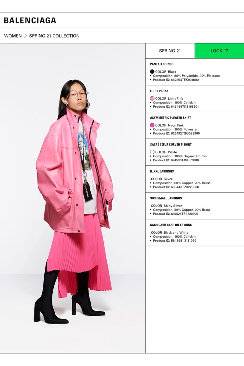 バレンシアガ2021年春夏コレクション Balenciaga Spring 2021 Collection Lookbook