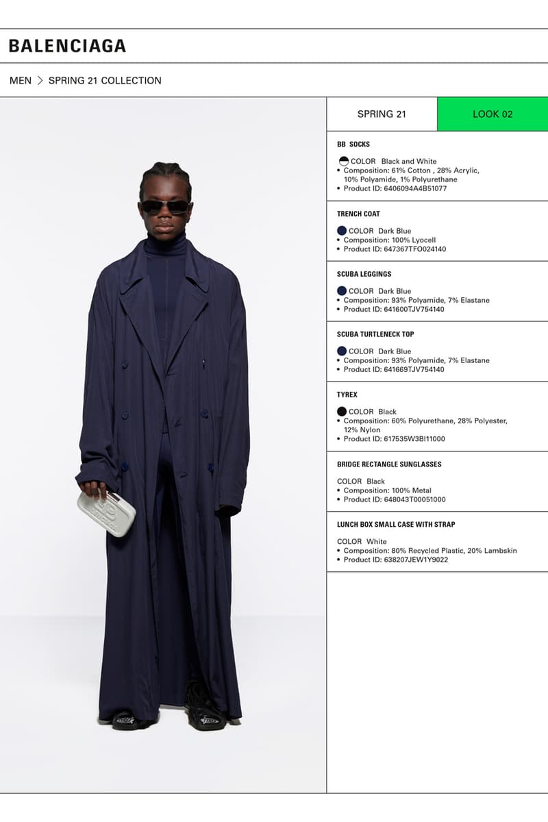 バレンシアガ2021年春夏コレクション Balenciaga Spring 2021 Collection Lookbook