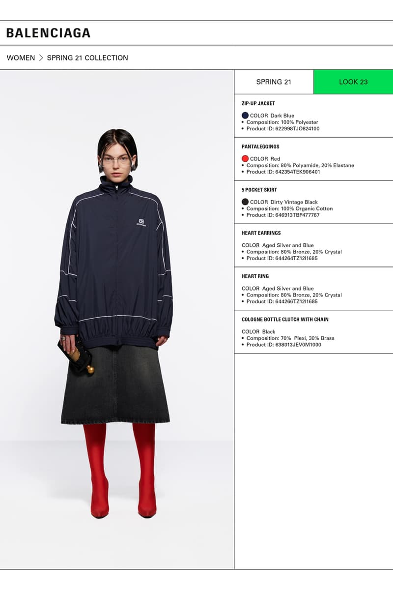 バレンシアガ2021年春夏コレクション Balenciaga Spring 2021 Collection Lookbook