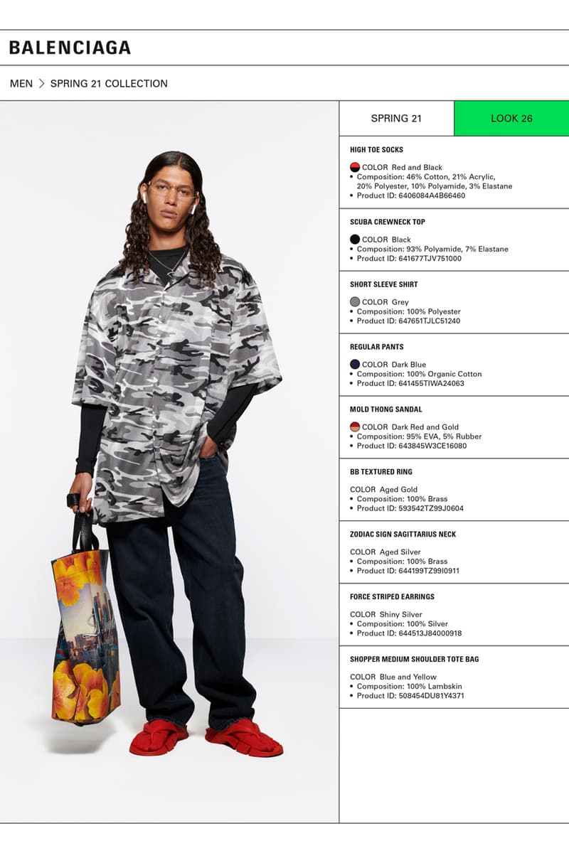 バレンシアガ2021年春夏コレクション Balenciaga Spring 2021 Collection Lookbook