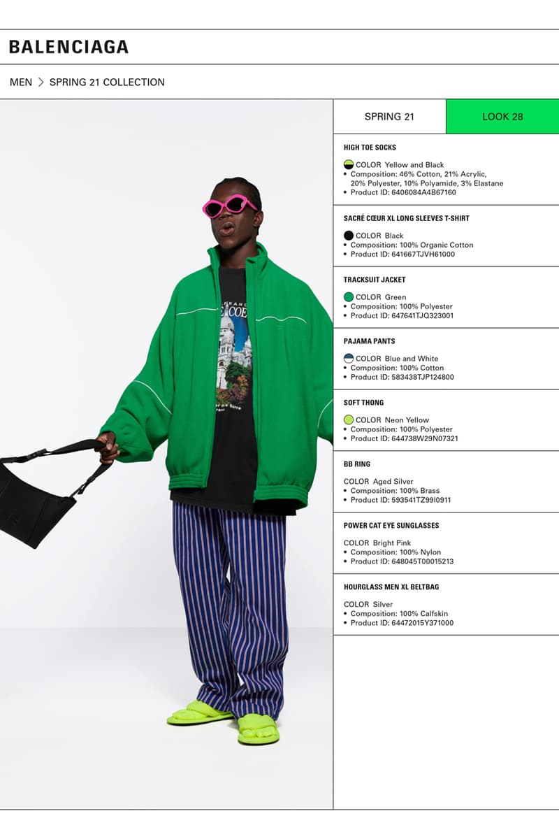 バレンシアガ2021年春夏コレクション Balenciaga Spring 2021 Collection Lookbook