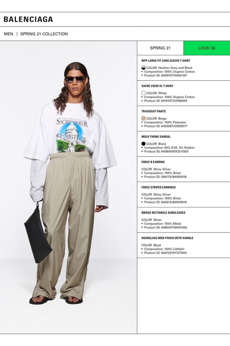 バレンシアガ2021年春夏コレクション Balenciaga Spring 2021 Collection Lookbook