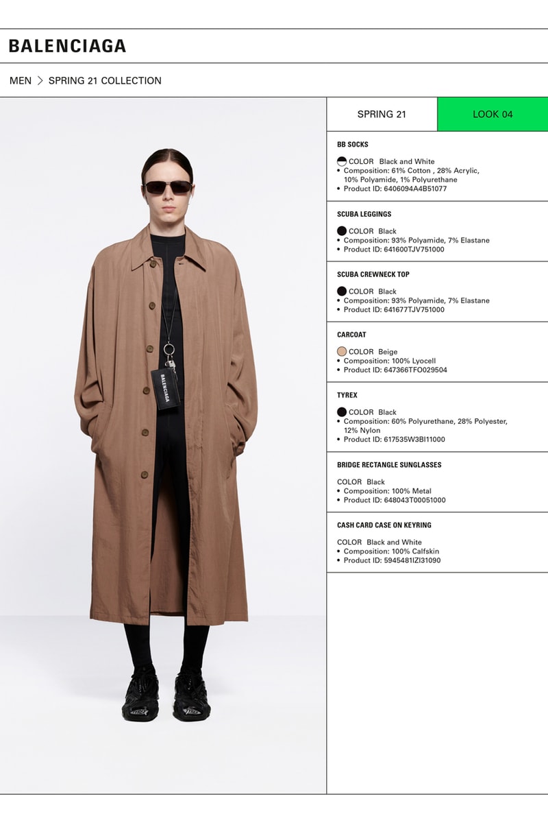 バレンシアガ2021年春夏コレクション Balenciaga Spring 2021 Collection Lookbook