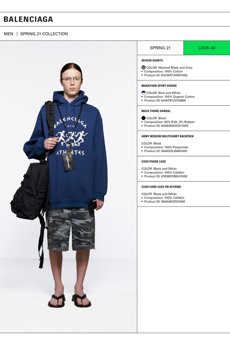 バレンシアガ2021年春夏コレクション Balenciaga Spring 2021 Collection Lookbook