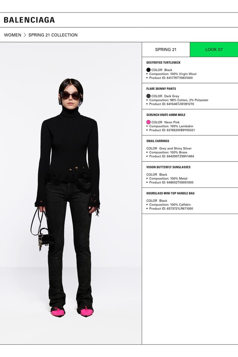 バレンシアガ2021年春夏コレクション Balenciaga Spring 2021 Collection Lookbook