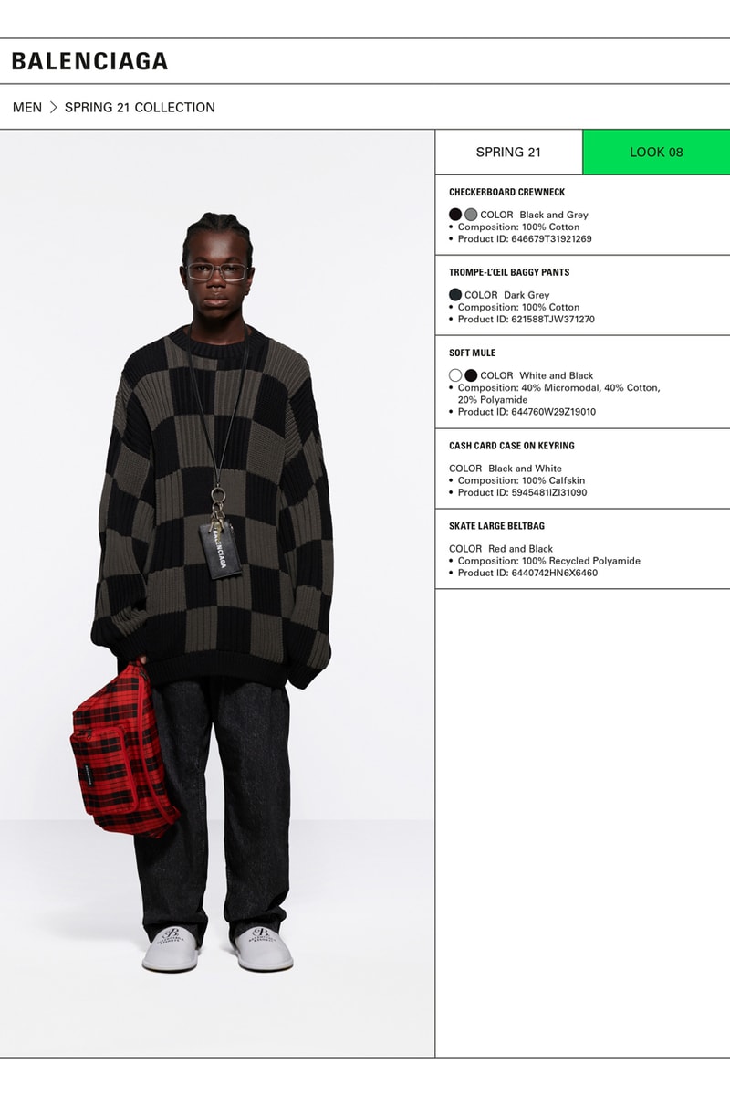 バレンシアガ2021年春夏コレクション Balenciaga Spring 2021 Collection Lookbook