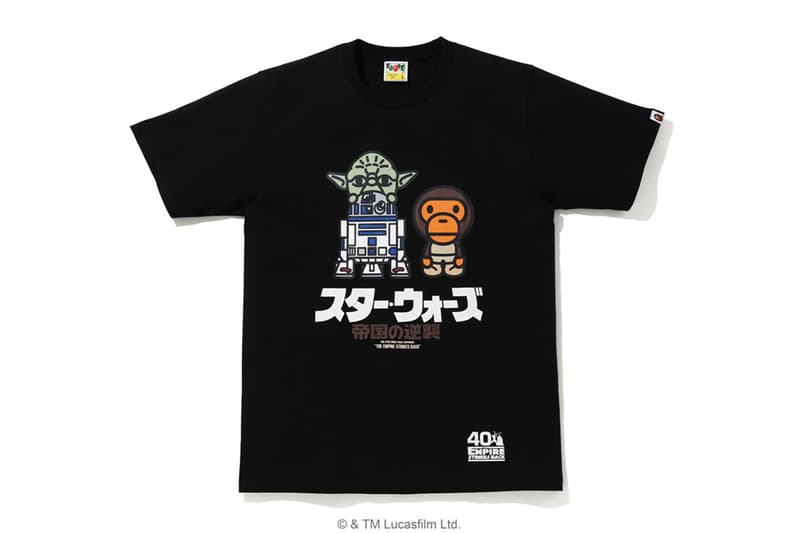 BAPE®️ から『スター・ウォーズ／エピソード5 帝国の逆襲』公開40周年を記念したカプセルコレクションが登場 A BATHING APE®️（ア・ベイシング・エイプ）