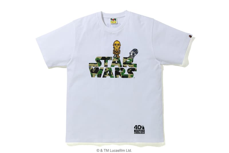 BAPE®️ から『スター・ウォーズ／エピソード5 帝国の逆襲』公開40周年を記念したカプセルコレクションが登場 A BATHING APE®️（ア・ベイシング・エイプ）