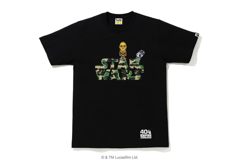 BAPE®️ から『スター・ウォーズ／エピソード5 帝国の逆襲』公開40周年を記念したカプセルコレクションが登場 A BATHING APE®️（ア・ベイシング・エイプ）